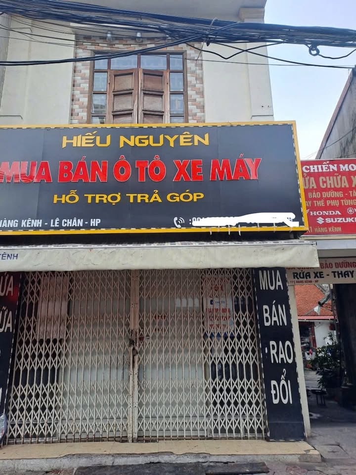 Cho thuê mặt bằng kinh doanh 60m² mặt tiền 5.5m đường Hàng Kênh, Hải Phòng