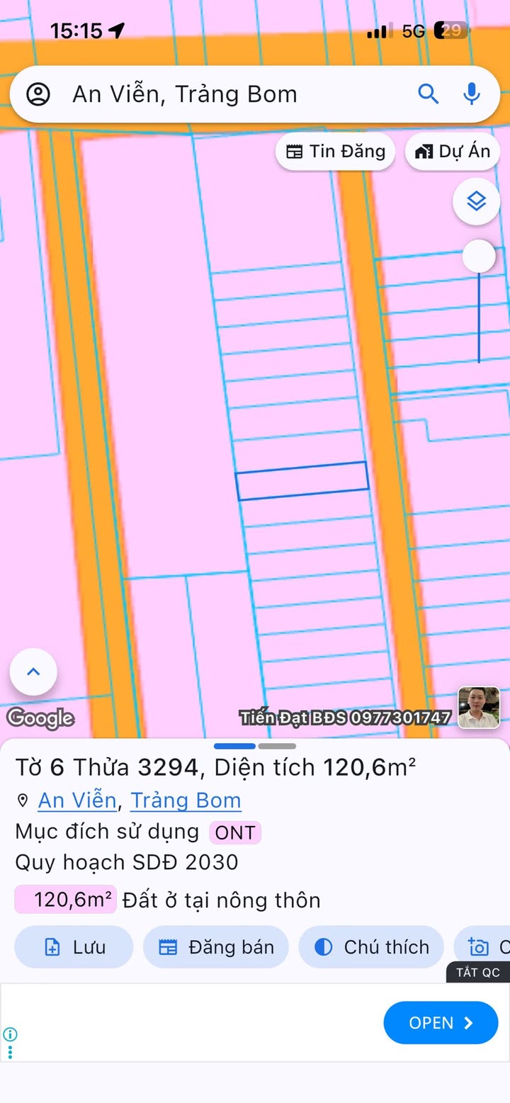 Đất Nền Dầu Tiếng Bình Dương - 120m² Thổ Cư 100% - Vị Trí Trung Tâm