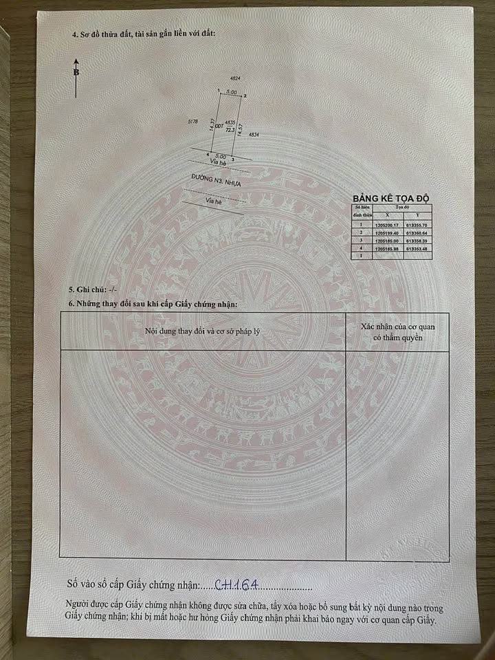 Đất nền Dĩ An 72,5m² giá 5,39 tỷ - Sổ đỏ chính chủ