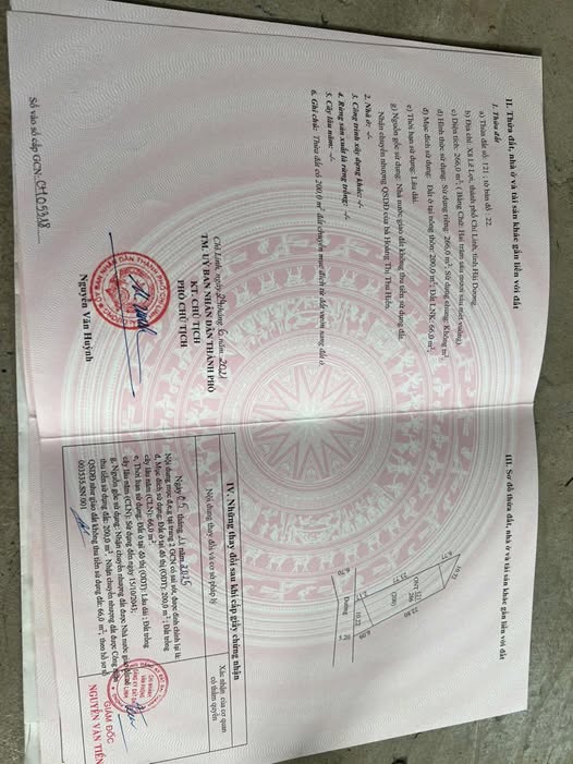 Đất nền Lê Lợi, Chí Linh 266m² - Tiềm năng tăng giá vượt trội!