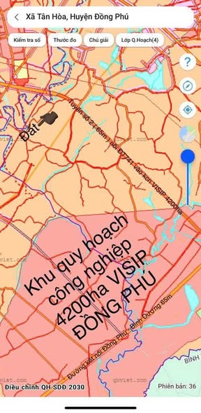 Đất nền Tân Hòa, Đồng Phú 2 sào - Tiềm năng tăng giá đón KCN 4200ha