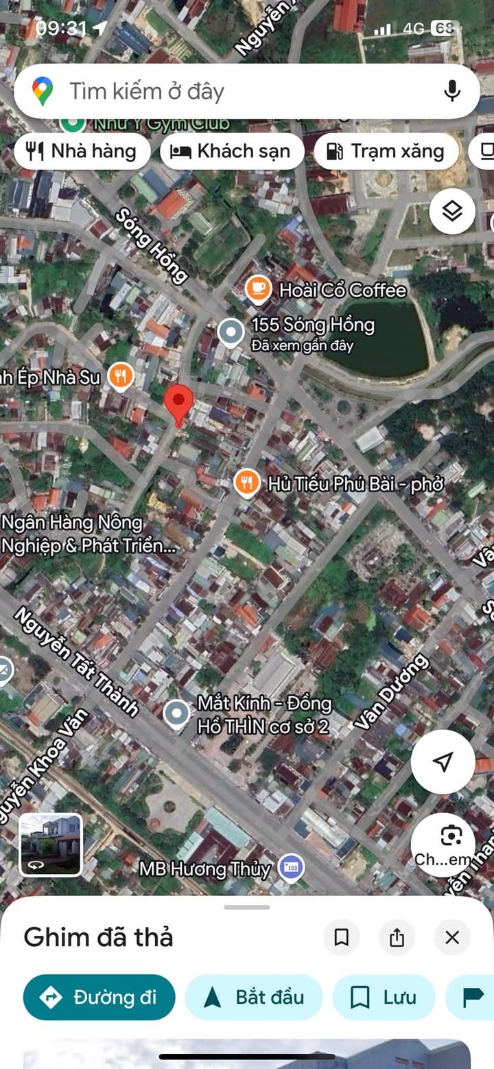 Đất nền Kiệt 155 Sóng Hồng, Huế 161m² - Tiềm năng tăng giá