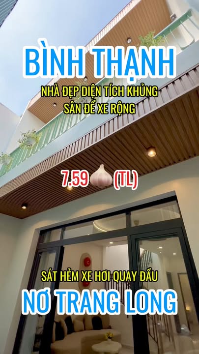 Nhà Nơ Trang Long Bình Thạnh 58m² - Hẻm ô tô, tặng full nội thất!