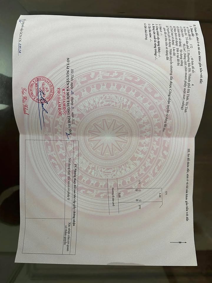 Bán đất Trần Phú, Hà Tĩnh 90m² Hướng Nam - Gần chợ Vườn Ươm