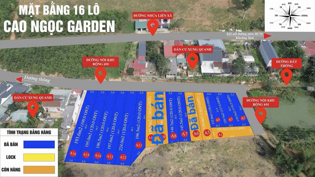 Đất nền Cao Ngọc Ngọc Lặc 102,5m² - Sổ đỏ chính chủ, công chứng ngay!