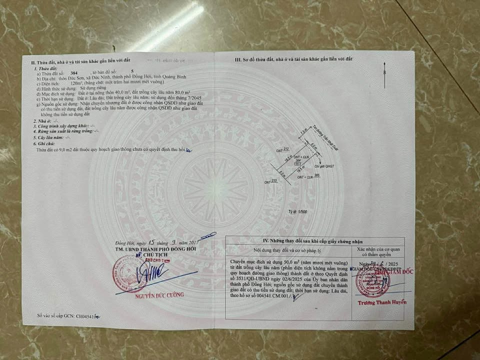 Mặt tiền Trần Nhật Duật, Đồng Hới - Kinh doanh sầm uất, 120m², hơn 1.8 tỷ