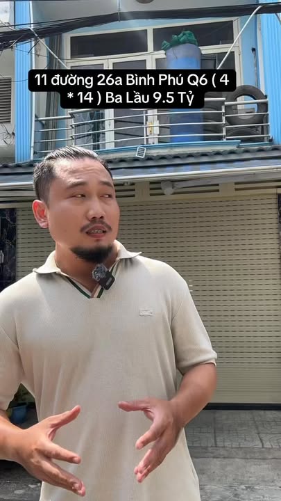 Nhà Mặt Tiền Đường 26A, Quận 6 - 56m², 3 Lầu, 9.5 Tỷ
