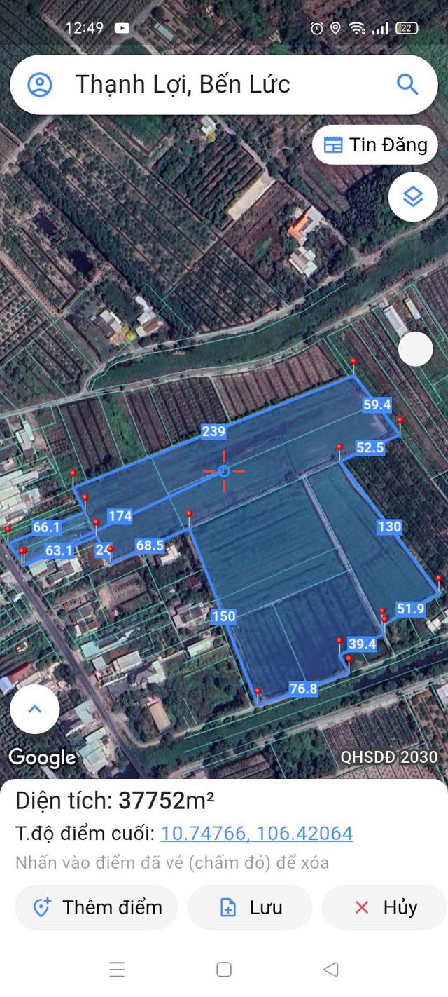 Bán Gấp Đất Vàng 40.000m² MT DT 816, Bến Lức - Giá Rẻ 65 Tỷ