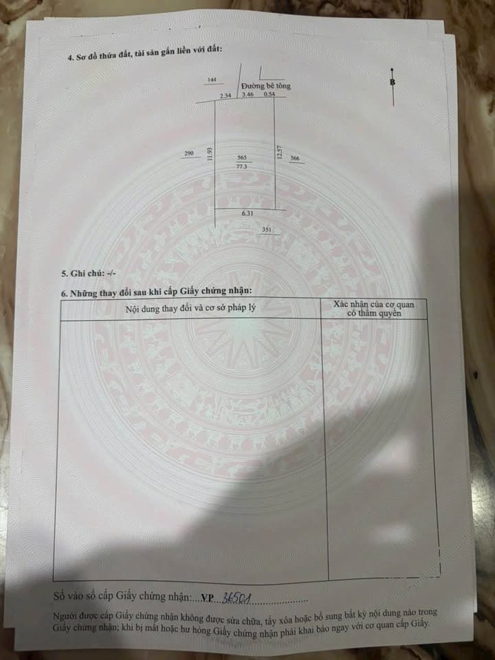 Đất 77.3m² Kiệt 117 Bình Thái 4, Cẩm Lệ - Sổ Đỏ Chính Chủ, Giá 2.85 Tỷ