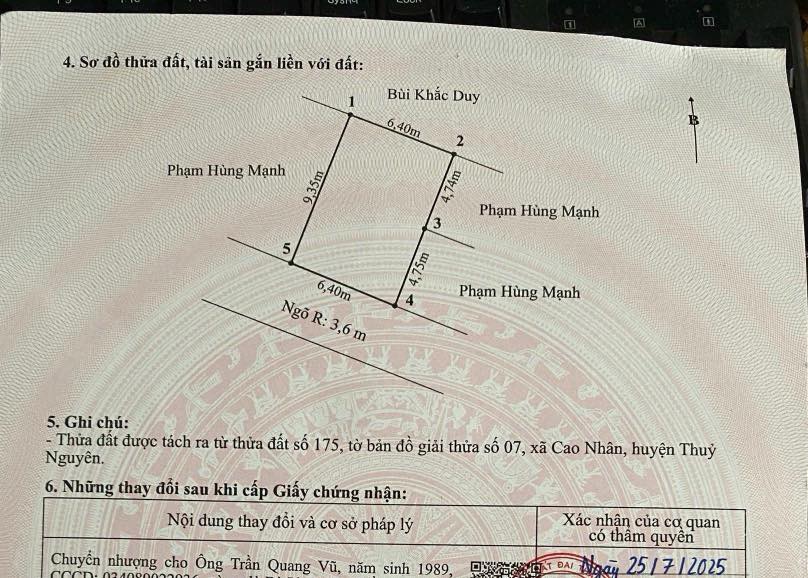 Đất Nền Vĩnh Bảo 60m² - Sổ Đỏ Rõ Ràng, Ô Tô Đỗ Cửa