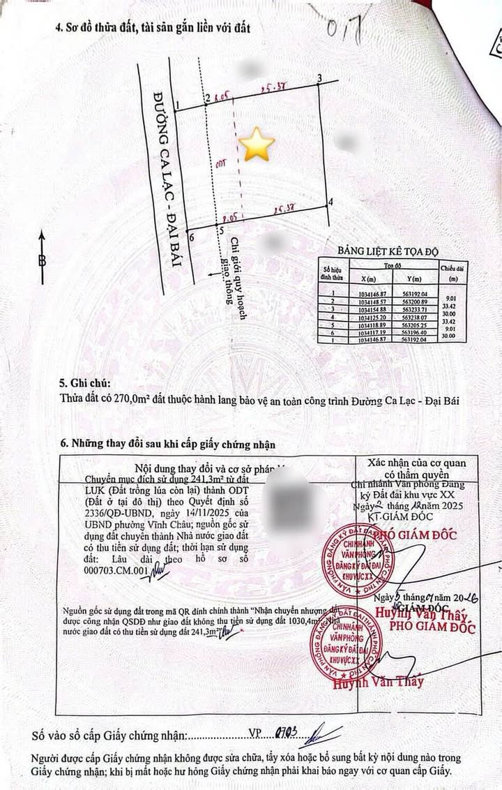 Bán Gấp 2 Nền Liền Kề 1260m² Lạc Hòa, Vĩnh Châu - Giá Rẻ, Sổ Đỏ Sẵn Sàng