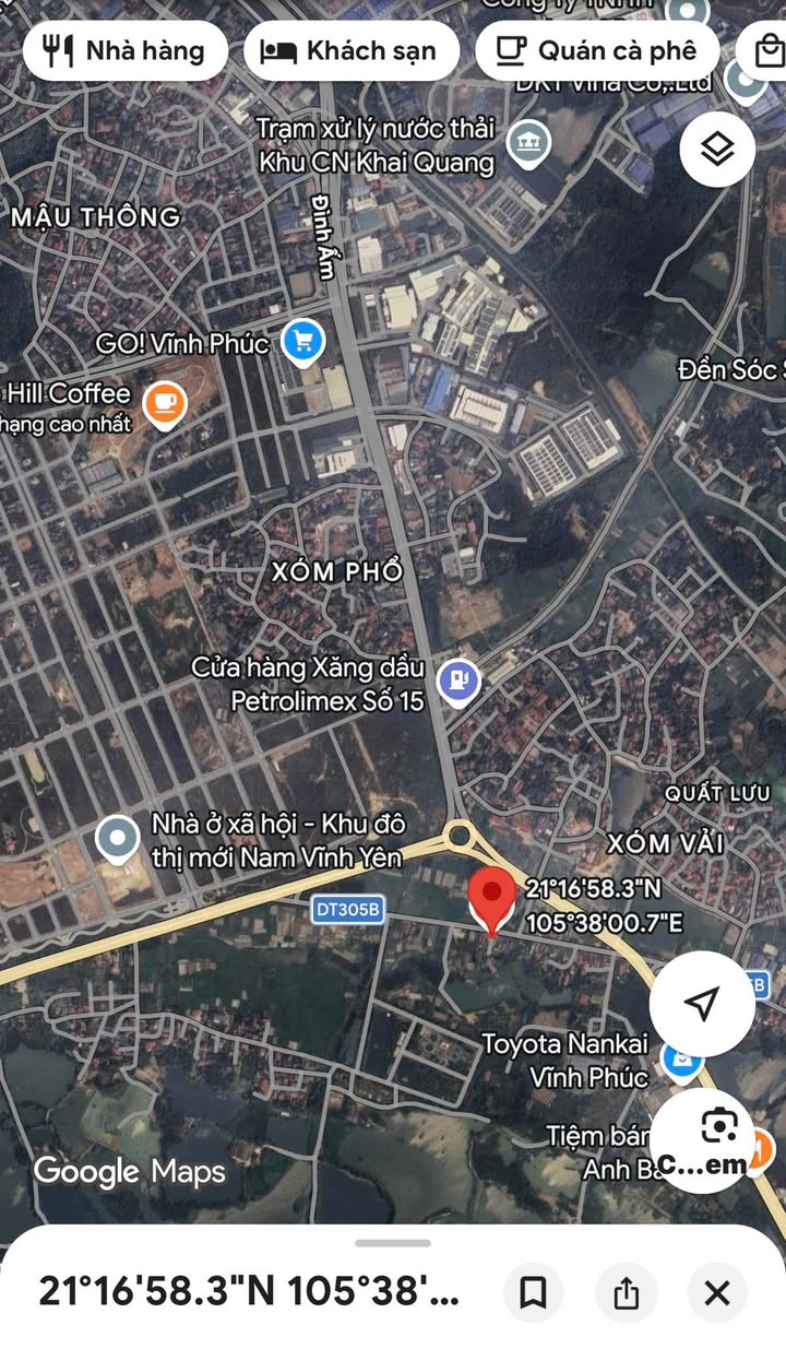 Đất nền mặt QL2, Bình Xuyên 105m² - Kinh doanh đắc lợi, giá đầu tư