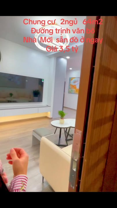 Chung cư Trịnh Văn Bô 64m² giá 3.5 tỷ - An ninh 24/7!