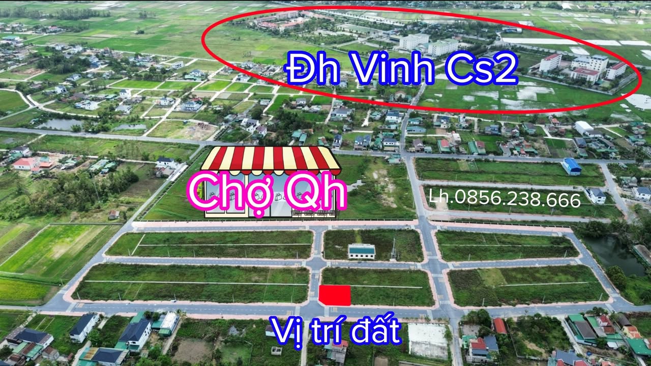 Đất nền Nghi Phong TP Vinh 175m²-180m² - Sổ đỏ chính chủ, góc 2 mặt tiền!