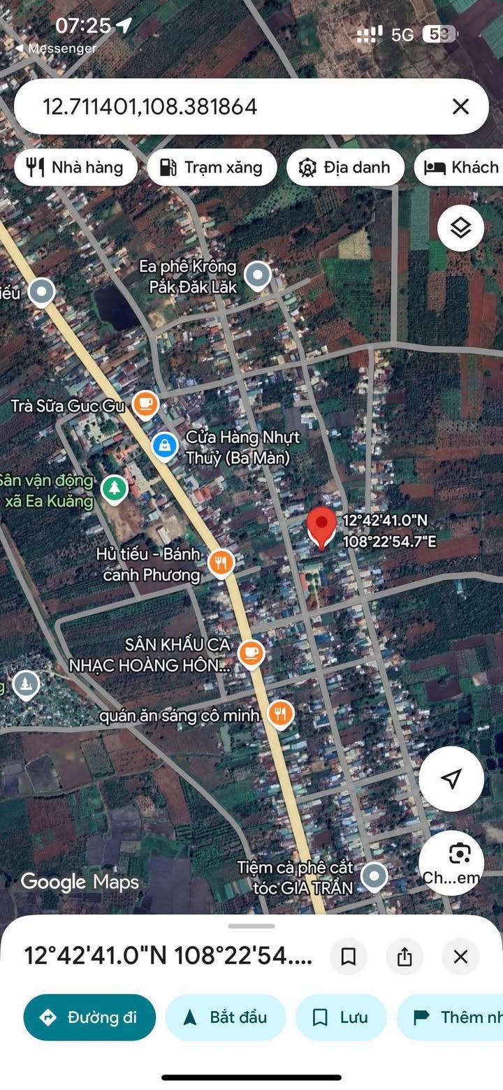 Đất nền Ea Quang, Buôn Ma Thuột 185m² - Đất thổ cư 100%