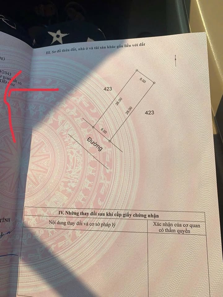 Đất nền Cẩm Xuyên 208m² - Sổ đỏ chính chủ, tiềm năng tăng giá!
