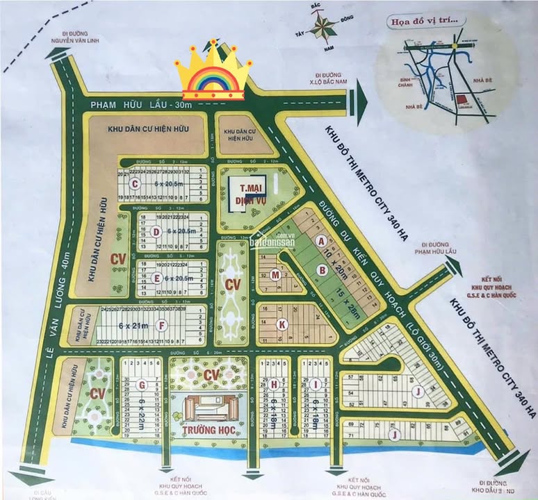 Đất nền KDC Thanh Nhựt Nhà Bè 108m² - Tiềm năng tăng giá!