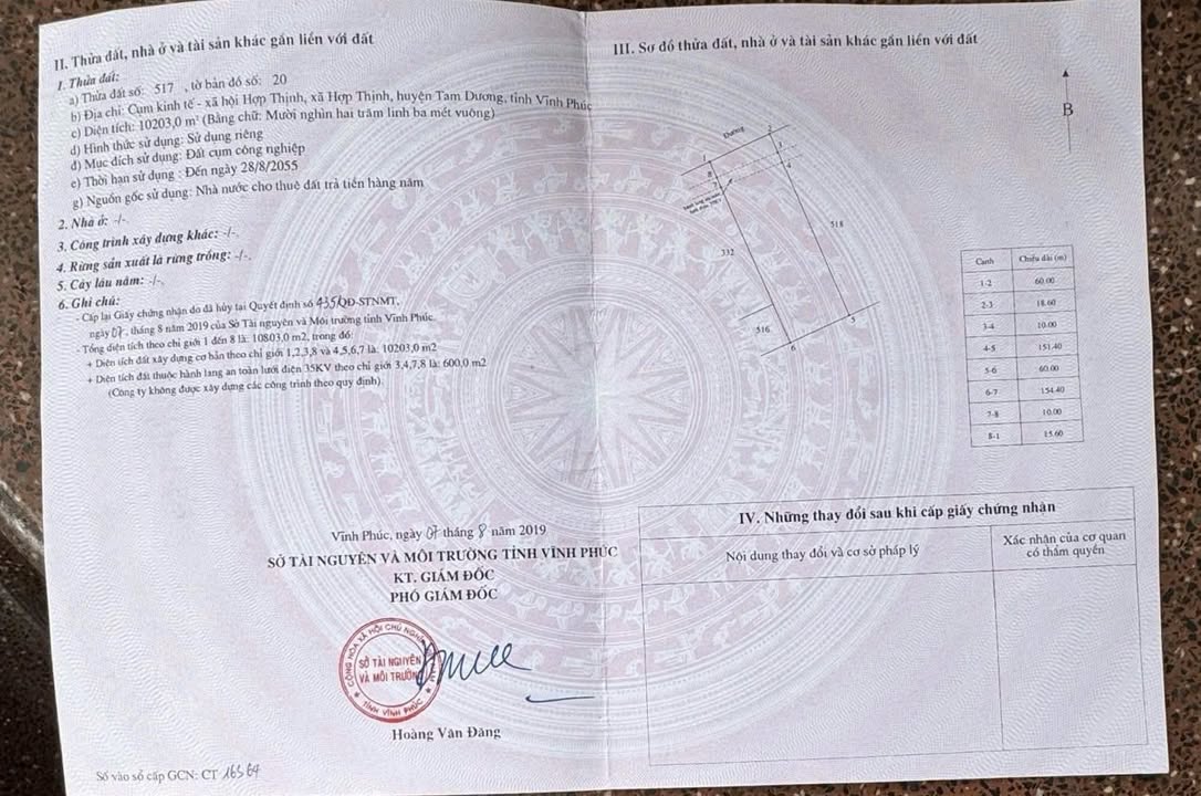 Đất nền 10.000m² Quốc lộ 2 Vĩnh Phúc - Đầu tư sinh lời 40 tỷ