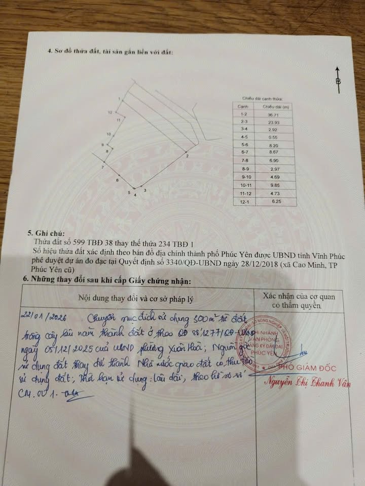 Đất nền Cao Minh, Phúc Yên 693m² - Tiềm năng tăng giá vượt trội!