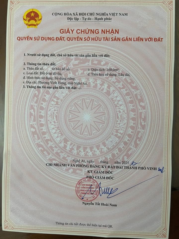 Bán Đất Nền Nghi Kim, TP Vinh 160m² - Hướng Bắc, Giá 5.7 Tỷ