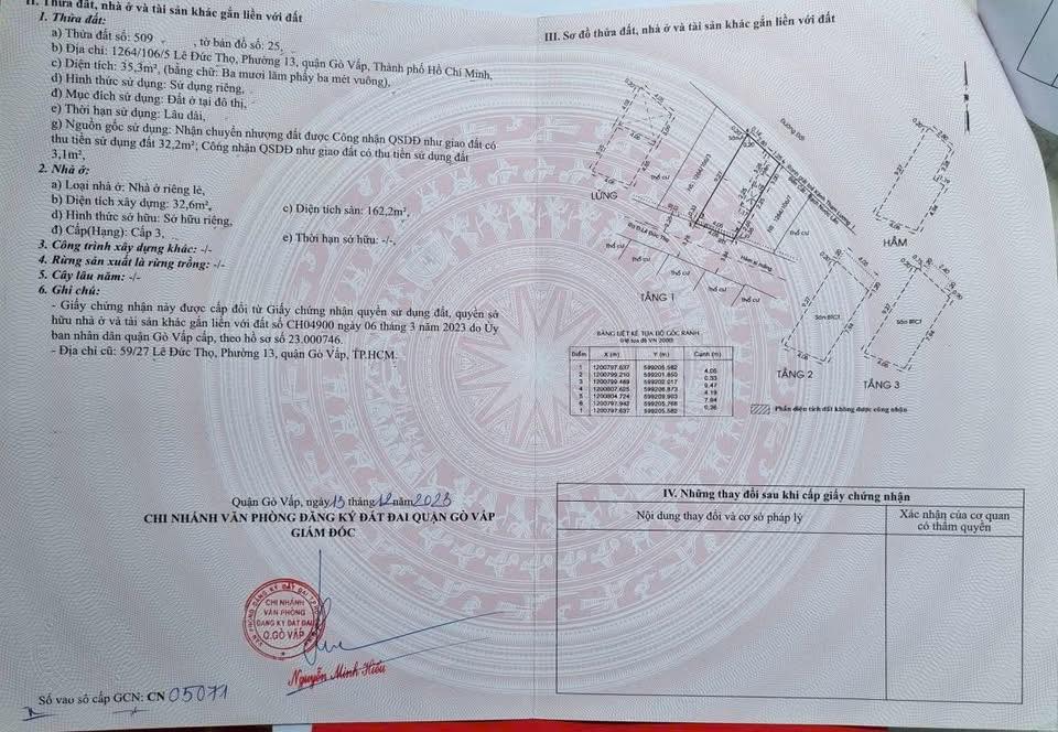 Nhà 2 Mặt Tiền Bờ Kè Gò Vấp 4x9m - 7.99 Tỷ