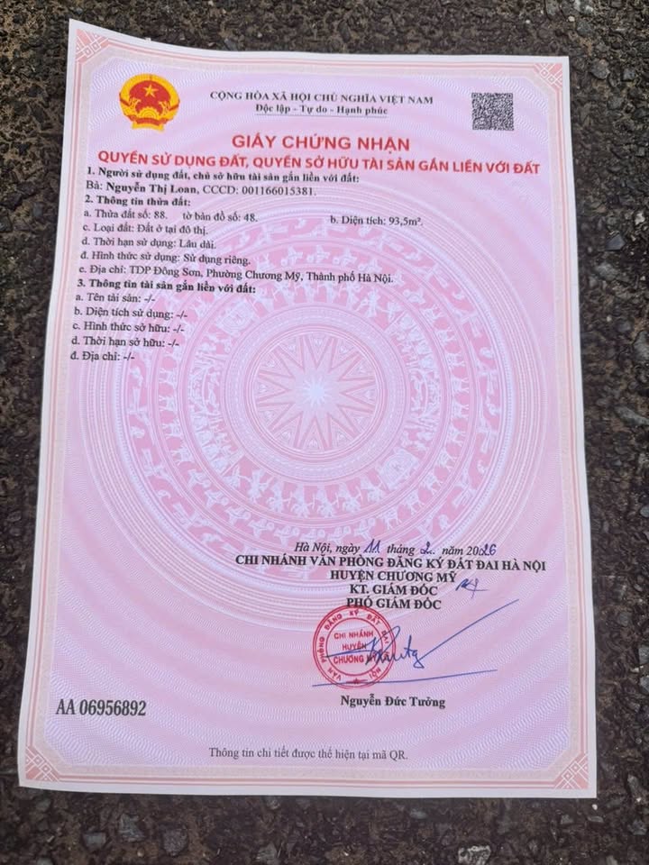 Nhà Mặt Tiền Xóm Xá, Chương Mỹ - 93.5m² Kinh Doanh Sầm Uất