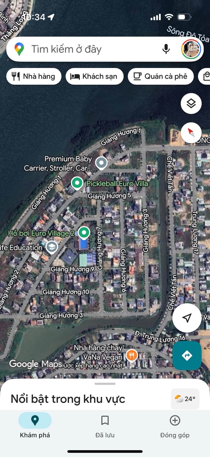 Đất Biệt Thự Euro Villa 2 Đà Nẵng - 300m² Sổ Đỏ Chính Chủ