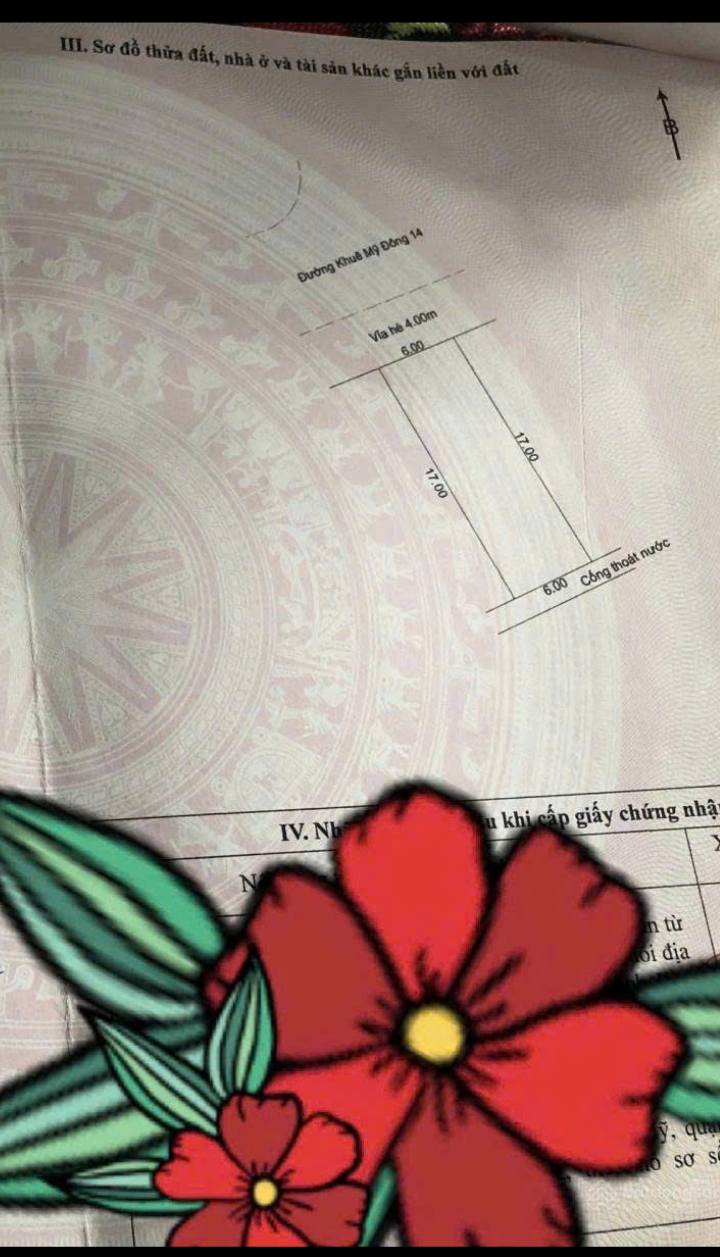 Đất Nền Khuê Mỹ Đông 14 Đà Nẵng 102m² - Đầu tư/An cư lý tưởng