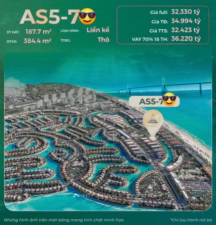 Liền kề Vinhomes Cần Giờ 188m² - View biển trực diện, đầu tư sinh lời!