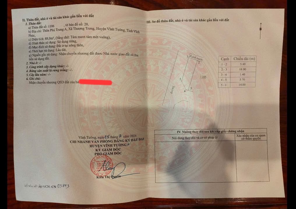 Đất Lò Gạch Vĩnh Tường - Lô Góc 2 Mặt Tiền 88m² Giá Tốt