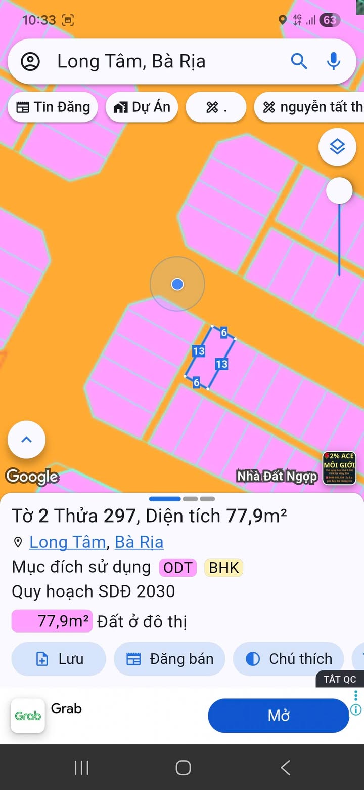 Đất Lô Góc Tam An Long Đất BR-VT - 78m² - Giá 2.95 Tỷ - Sổ Thổ Cư