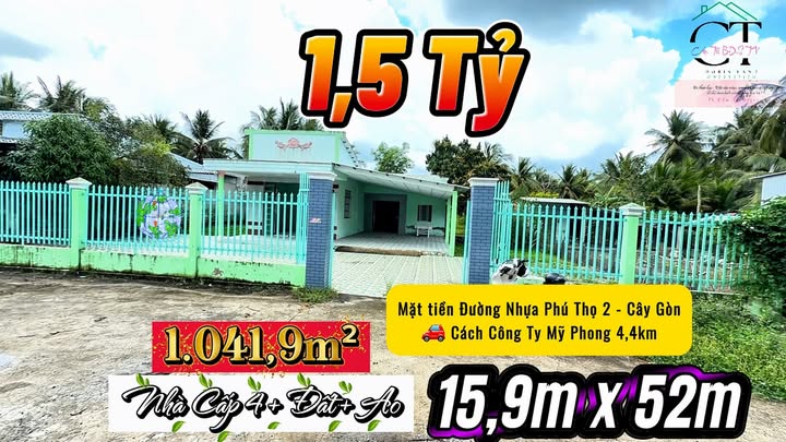 Đất nền Tiểu Cần 1.042m² 1,5 tỷ - Sổ đỏ chính chủ