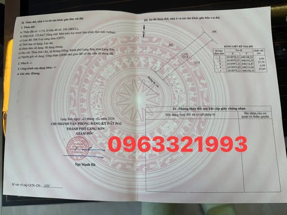 Nhà riêng Ba Sơn, Lạng Sơn 125.8m² - Ô tô vào tận nhà!