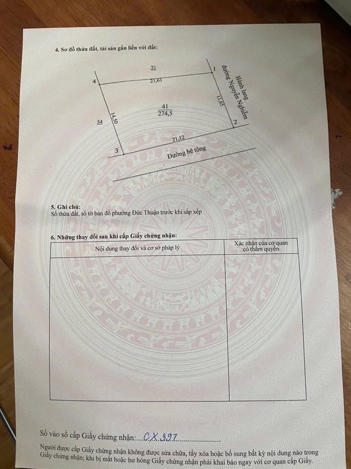 Đất nền Kinh Dương Vương, Hồng Lĩnh 274m² - Sổ đỏ chính chủ!