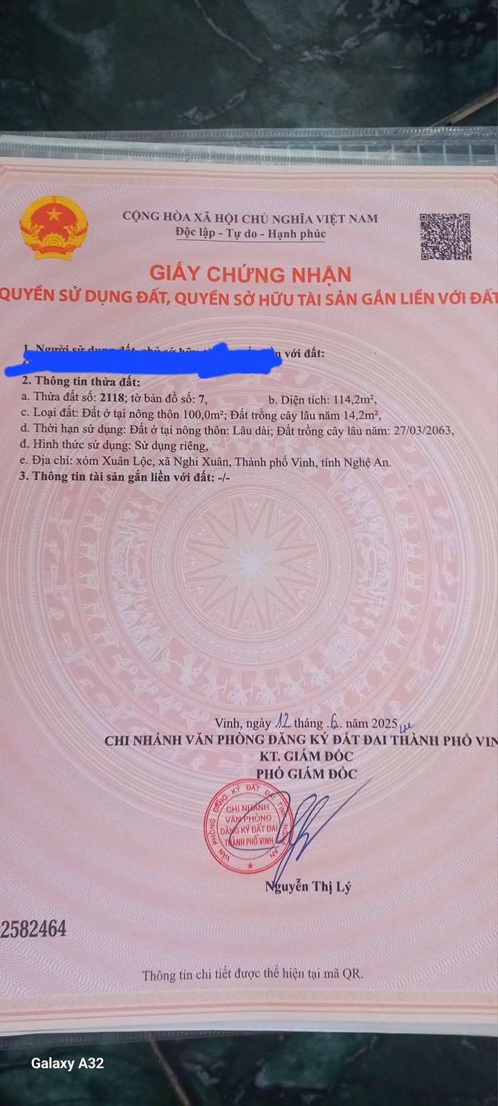 Đất Nền Xuân Lĩnh, Nghi Xuân 114m² - Sổ Đỏ Chính Chủ, Gần Chợ Mai Trang