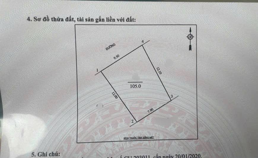 Đất nền Hà Huy Tập, TP Vinh 105m² - Tiềm năng tăng giá vượt trội!