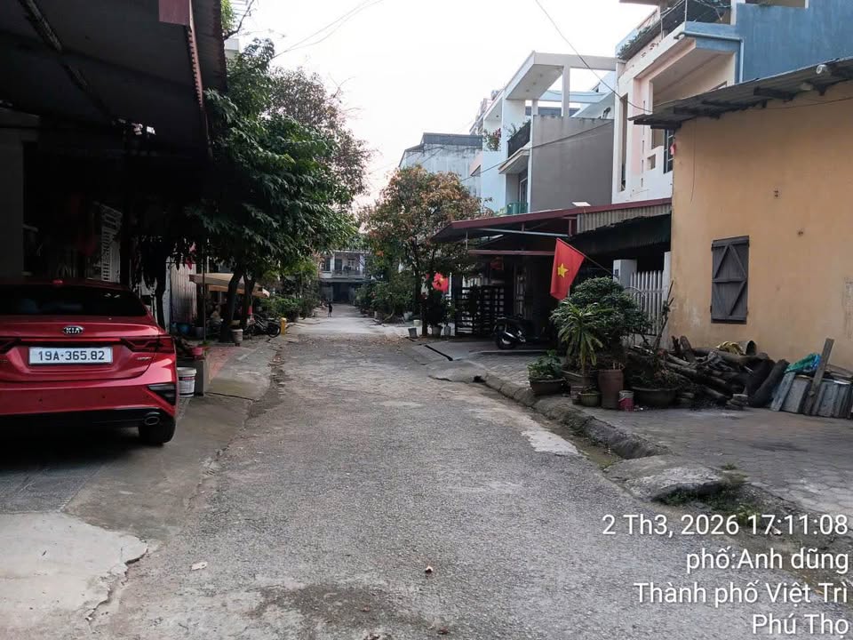 Bán Gấp Đất Góc 2 Mặt Tiền 112m² Phố Anh Dũng, Việt Trì - Giá 4.49 Tỷ