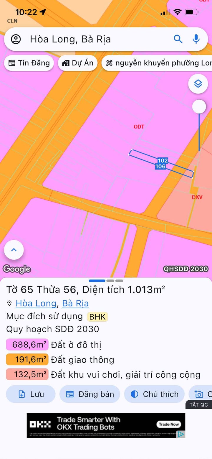 Đất Vườn Hoà Long, Bà Rịa 1000m² - Tiềm Năng Tăng Giá Vượt Trội!