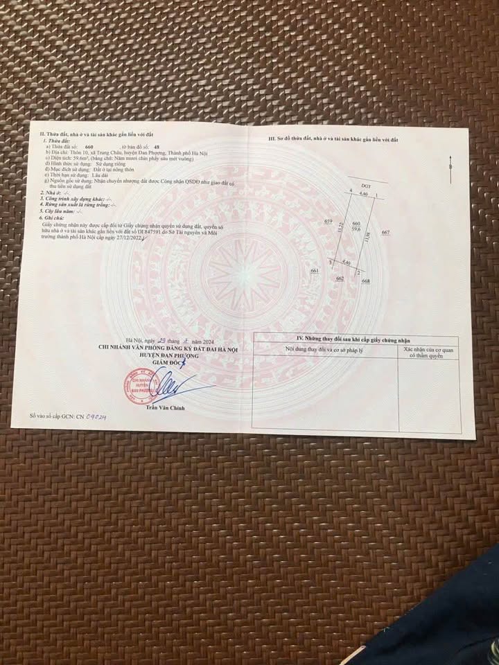 Bán Đất Trung Châu Đan Phượng 59.6m² - Ngõ Ô Tô, Giá 3 Tỷ