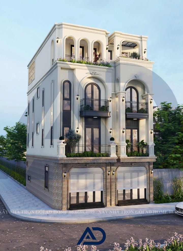 Nhà Góc 4 Tầng Gara Ô Tô, An Dương, Hải Phòng - Giá 3.95 Tỷ