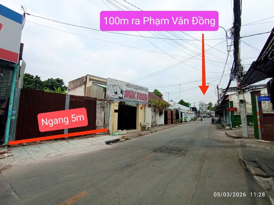 Nhà Mặt Tiền Đường Số 5 Thủ Đức 96m² - Giá Tốt - Sổ Hồng Riêng