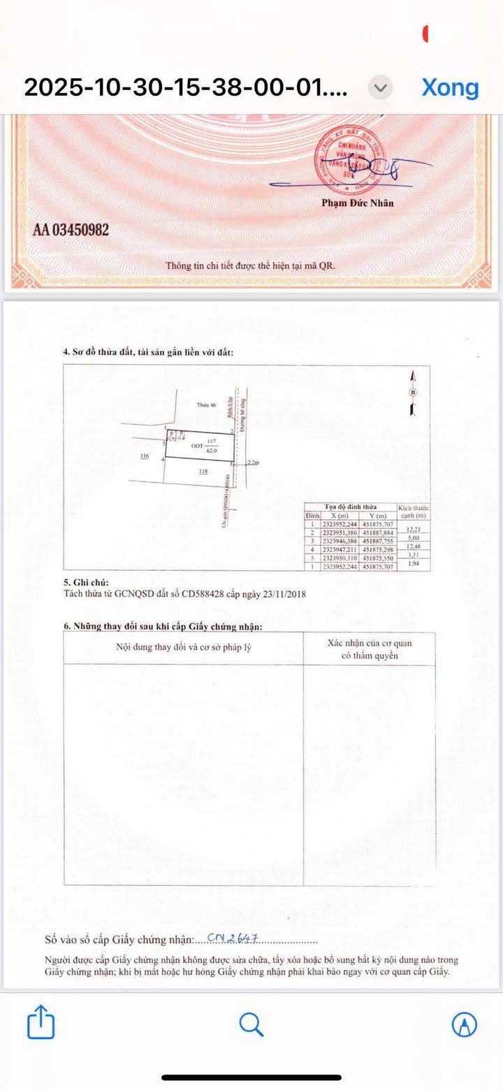 Đất nền Cẩm Bình, Cẩm Phả 62m² giá 800 triệu - Sổ đỏ chính chủ