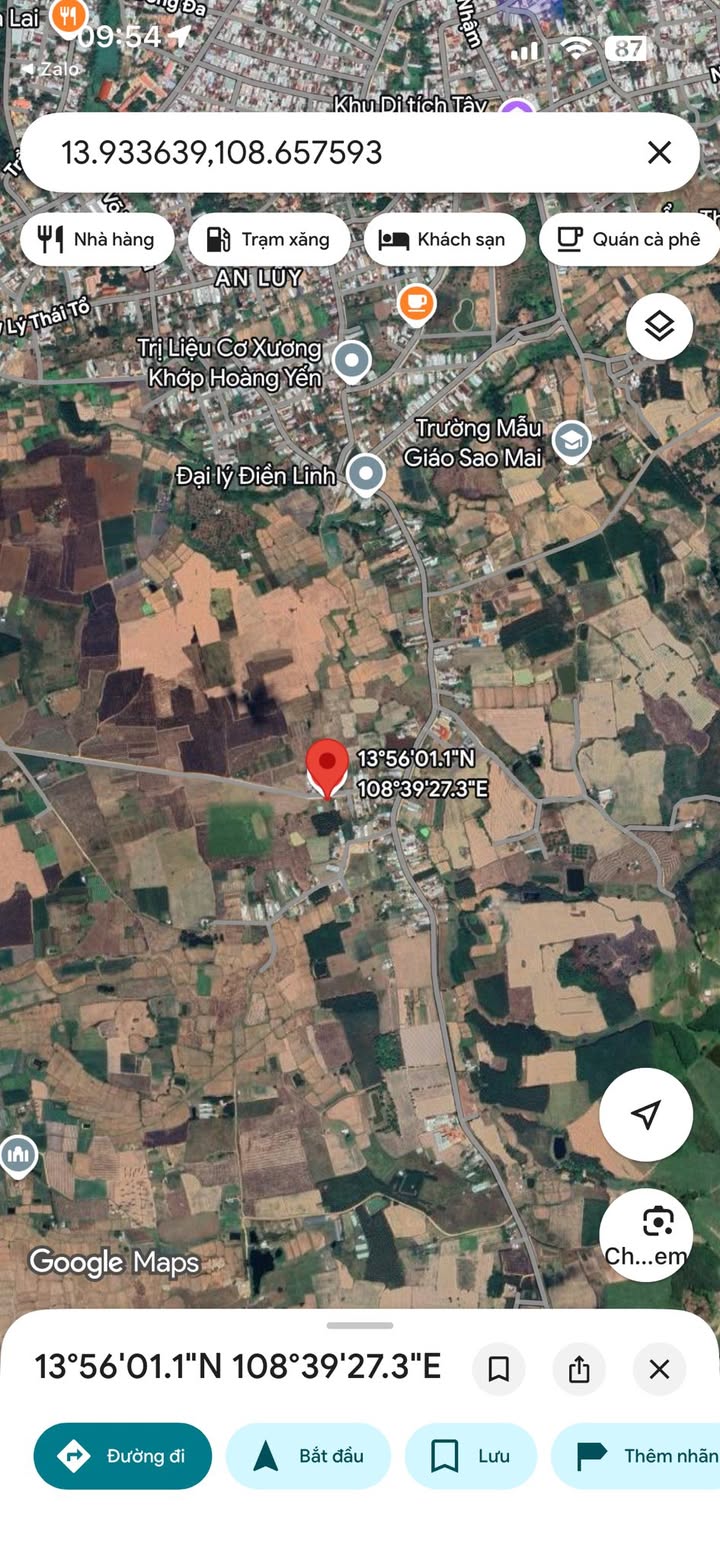 Đất Nền Thổ Cư 75m² Xã Thành An, An Khê - Giá Tốt 400 Triệu/Lô