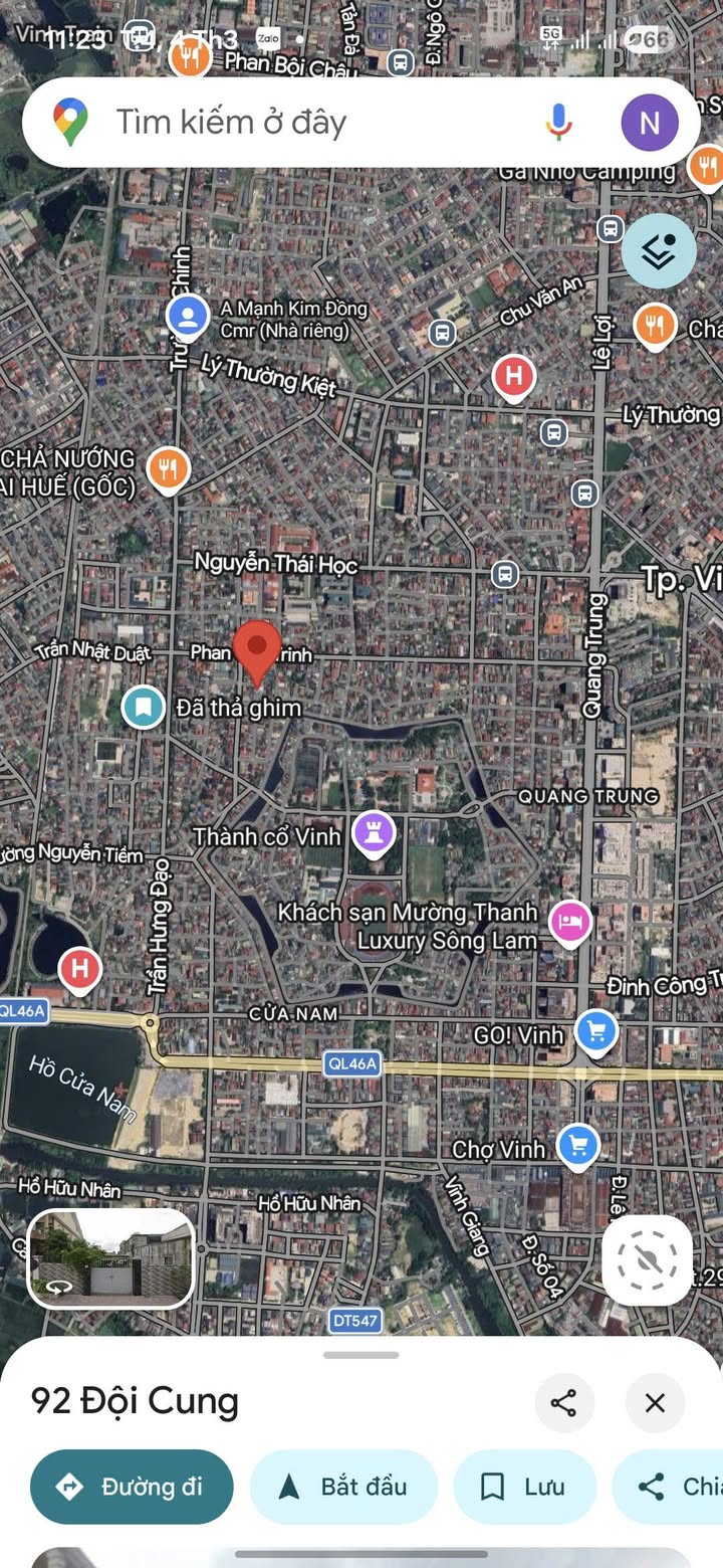 Nhà 1 Tầng 53.3m² Đường Đội Cung, Vinh - Giá 2 Tỷ Tốt