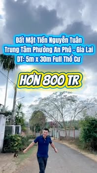 Đất nền mặt tiền Nguyễn Tuân, Pleiku 150m² - Sổ đỏ chính chủ