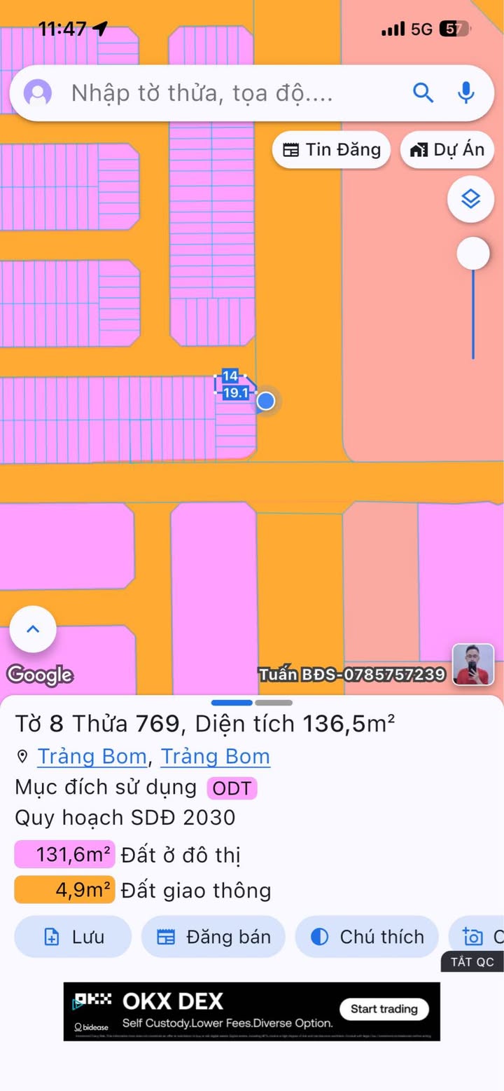 Đất nền 148m² Trảng Bom - Tiềm năng tăng giá vượt trội!