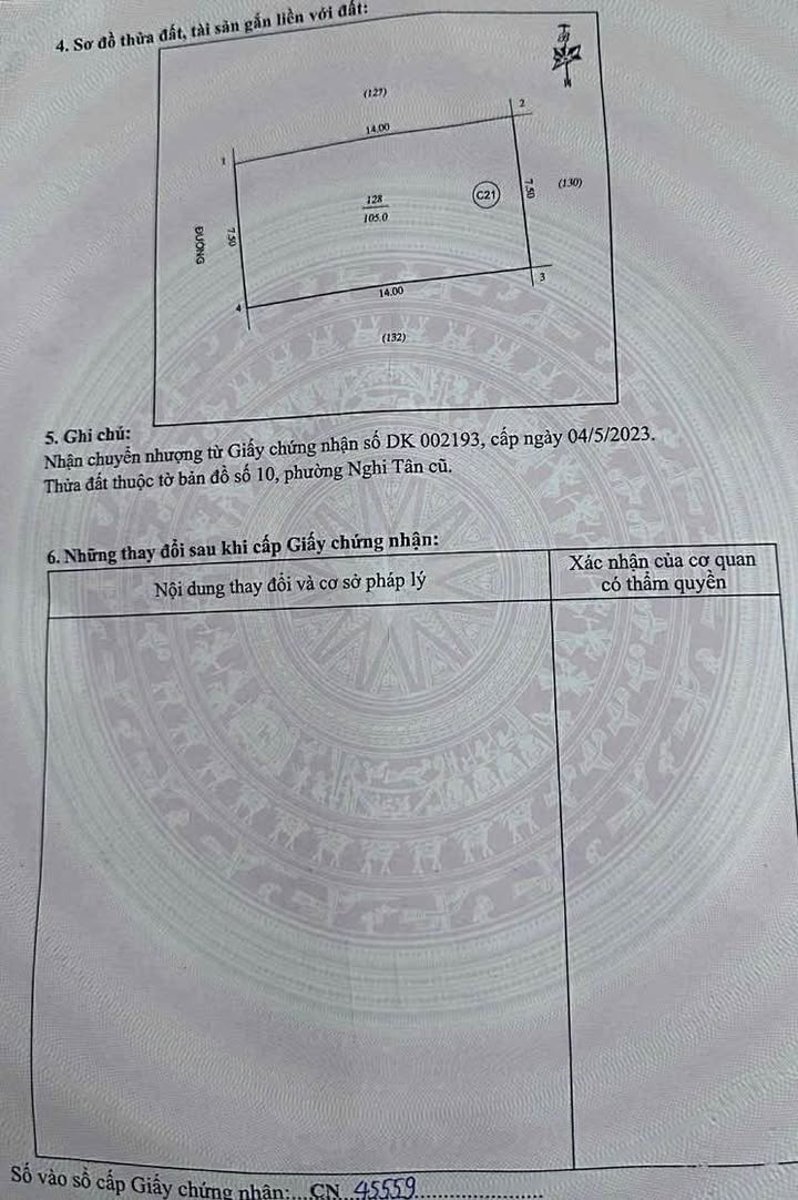 Đất nền Nghi Tân Cửa Lò 105m² giá từ 3 tỷ - Xây dựng tự do!
