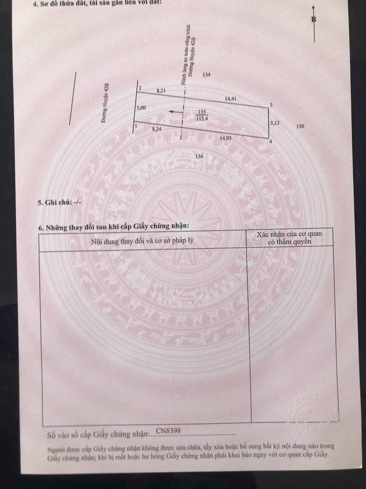 Đất Nền Ấp 10 Hoà Hiệp Vĩnh Long 109m² - Sổ đỏ chính chủ, xây dựng tự do!