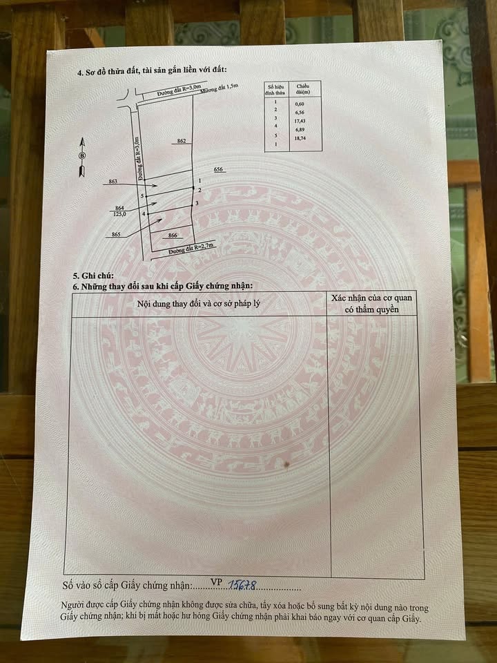 Lô đất Bình Quý, Thăng Bình 117m² – Sổ hồng chính chủ, giá đầu tư tốt!