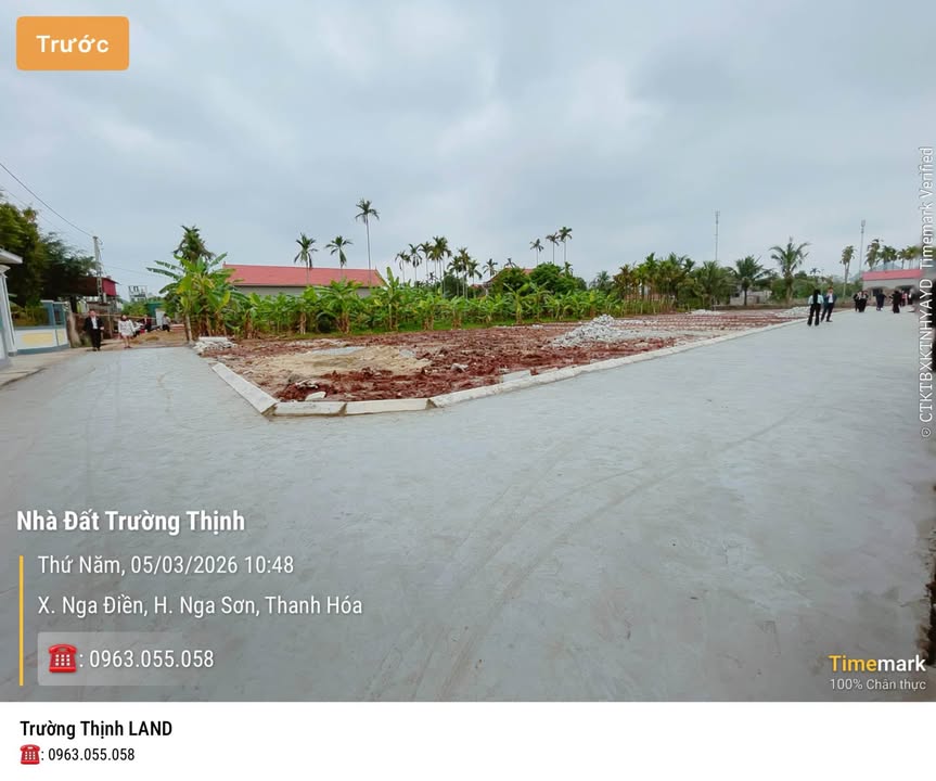 Đất nền Nga Điền, Nga Sơn 116m² giá 370 triệu - Sổ đỏ chính chủ